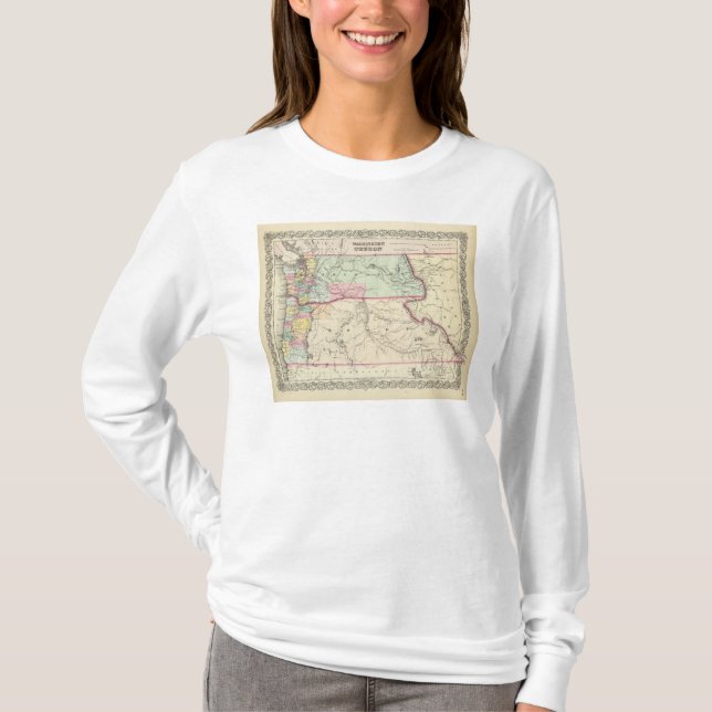 Camiseta Washington y Oregon (Anverso)