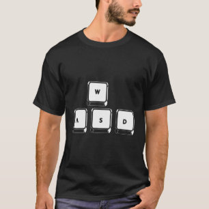 Camiseta WasKeys Pc Gaming Cute Gaming Online Funny Gift