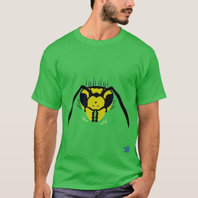 Camiseta Wasp de papel alemán (Anverso)