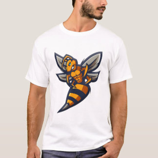 Camiseta Wasp fuerte con alas extendidas - listo para el at