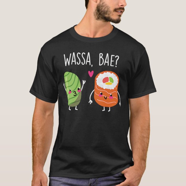 Camiseta Wassa Bae Sushi Couple Wasa (Anverso)