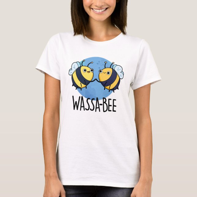 Camiseta Wassabee Funny Wasabi Bee Pun (Anverso)