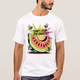 Camiseta Wassermelone & Bienen – Lust auf Süßes