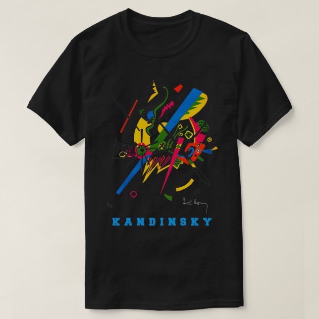 Camiseta Wassily Kandinsky Abstract Art Small Worlds 1  (Diseño del anverso)