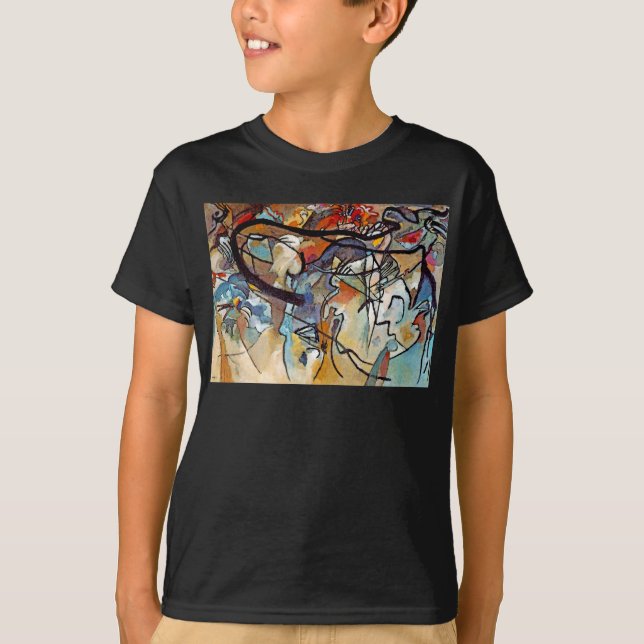 Camiseta Wassily Kandinsky - Composición cinco arte abstrac (Anverso)