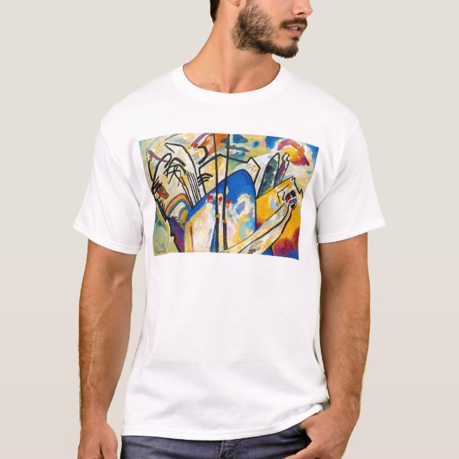 Camiseta Wassily Kandinsky Composition Four - Resumen de ar (Anverso)