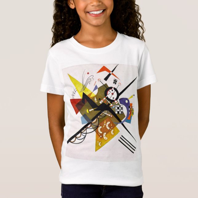Camiseta Wassily Kandinsky  On White II (Anverso)