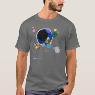 Camiseta Wassily Kandinsky, varios círculos