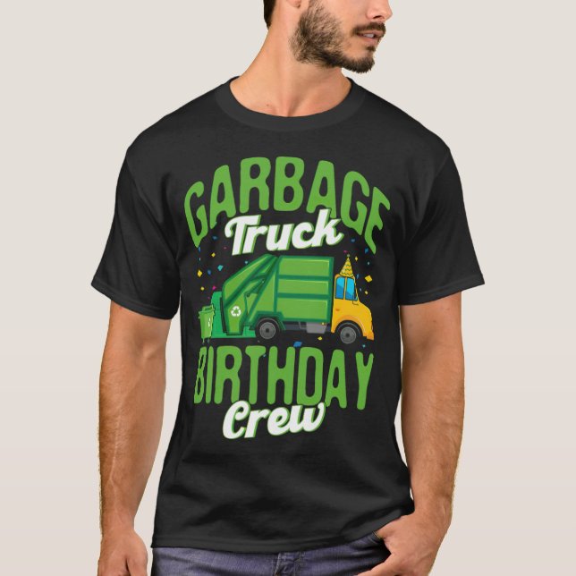Camiseta Waste Management Recycling Trash Garbage Truck fun (Anverso)