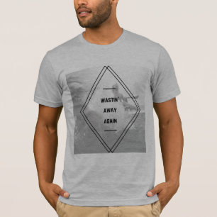Camiseta Wastin de los hombres lejos junta con te otra vez