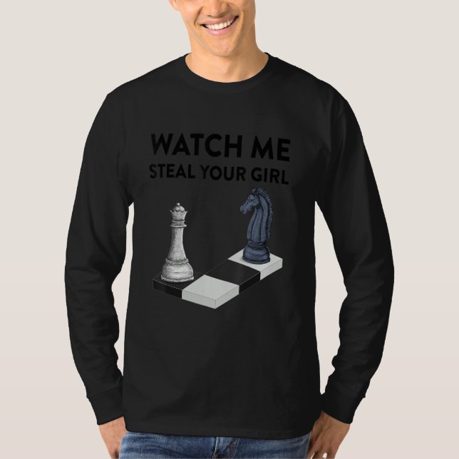 Camiseta Watch Me Steal Your Girl Boy Valentines Day Funny  (Anverso)