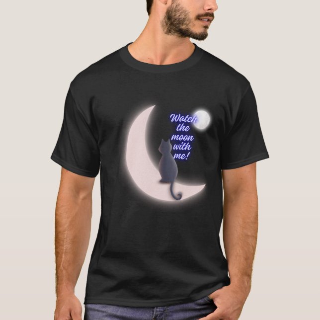 Camiseta watch the moon with me (Anverso)