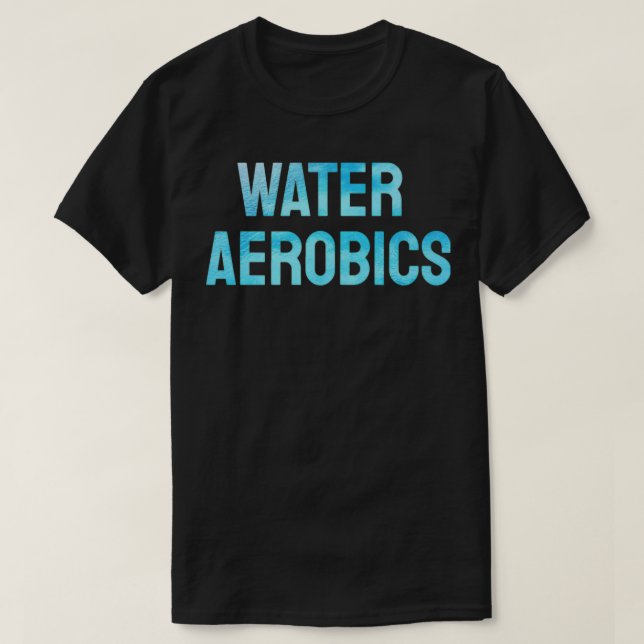 Camiseta Water Aerobic Guay Textos 2 (Diseño del anverso)