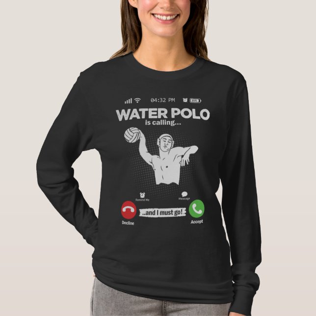 Camiseta Water Ball Is Calling I Must Go Swimming Hobby Wat (Anverso)