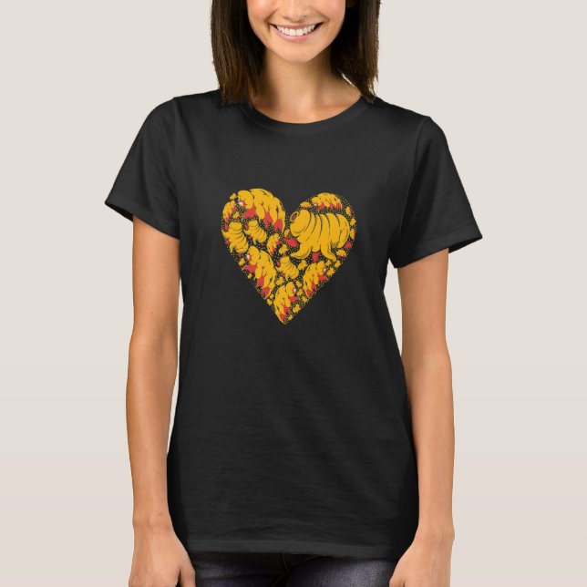 Camiseta Water Bear Microbiology Heart Tardigrade Premium (Anverso)
