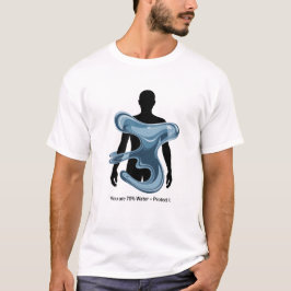 Camiseta Water Conservation Eco Awareness Design