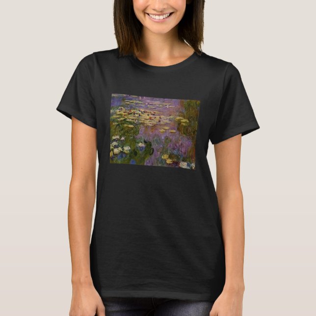 Camiseta Water Lilies Nymphéas Flores Impresionistas (Anverso)