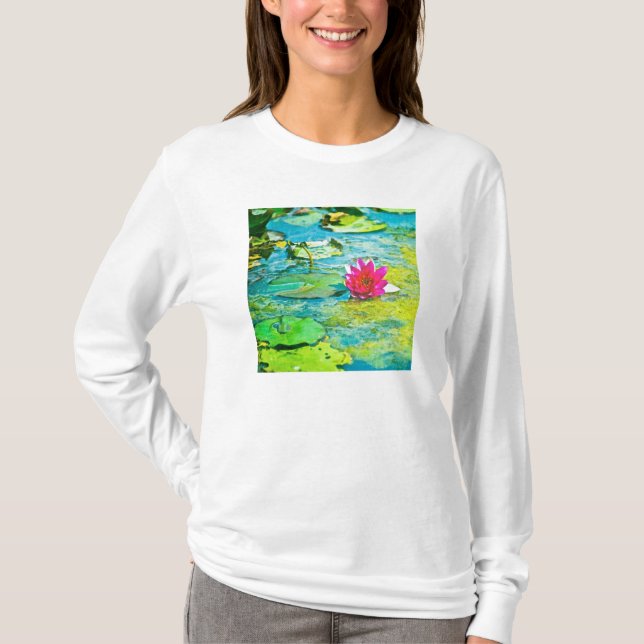 Camiseta Water Lily Lilypad (Anverso)