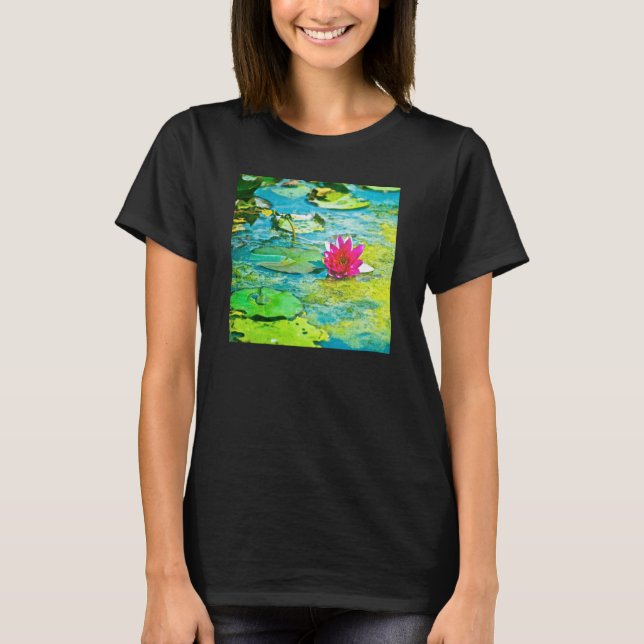 Camiseta Water Lily Lilypad (Anverso)