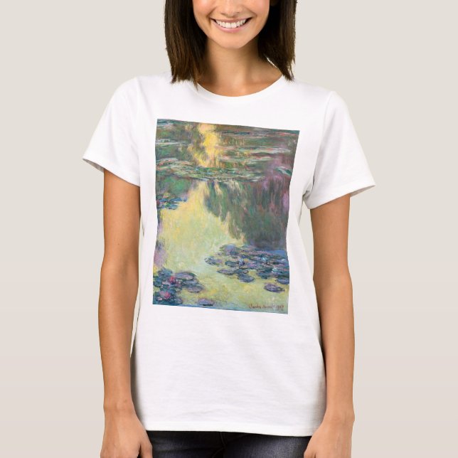 Camiseta Water Lily Pond, Monet (Anverso)