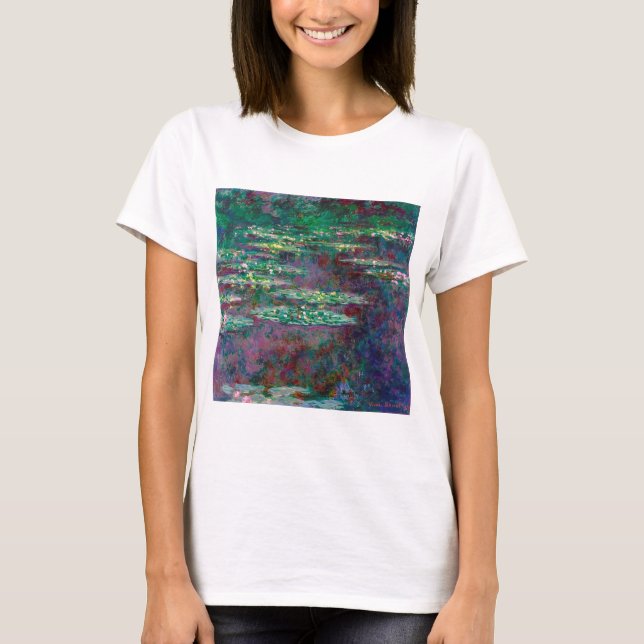 Camiseta Water Lily Pond, Monet (Anverso)