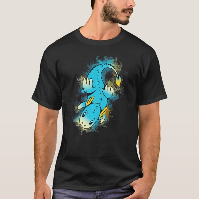 Camiseta Water Splash Art Cute Dragon Premium (Anverso)
