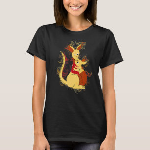 Camiseta Water Splash Mom Parenting kangaroo Premium