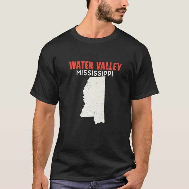 Camiseta Water Valley Mississippi Estados Unidos de América (Anverso)