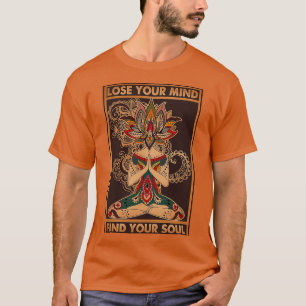 Camiseta WATER Yoga Lose Your Mind Find Your Soul Vintage Y