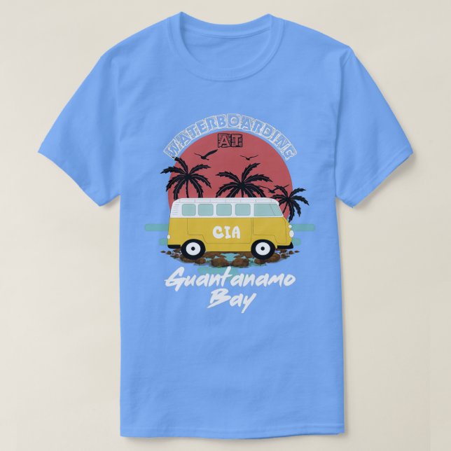Camiseta Waterboard en la Bahía de Guantánamo (Diseño del anverso)