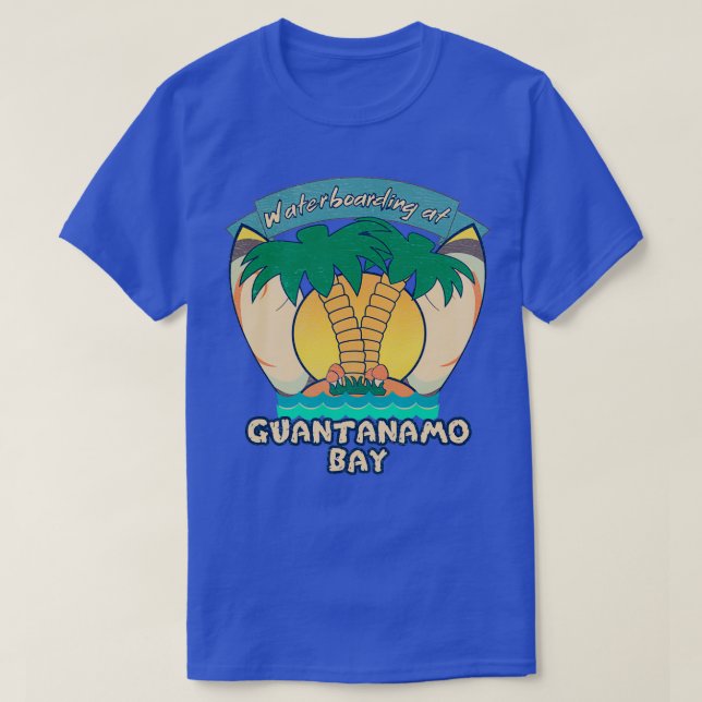 Camiseta Waterboard en la Bahía de Guantánamo 1 (Diseño del anverso)