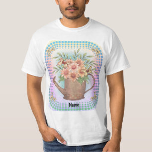 Camiseta Watercan Pink Daisies