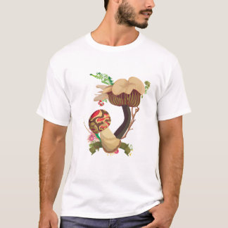 Camiseta Watercolor Abstract Mushrooms