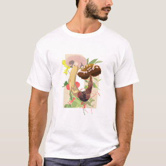 Camiseta Watercolor Abstract Mushrooms
