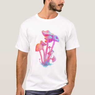 Camiseta Watercolor Abstract Mushrooms