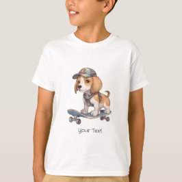Camiseta Watercolor Beagle Boy T-Shirt
