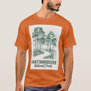 Camiseta Watercolor Chattahoochee Bosque Nacional TShirt