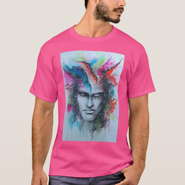 Camiseta Watercolor Face T-Shirt (Anverso)