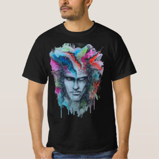 Camiseta Watercolor Face T-Shirt