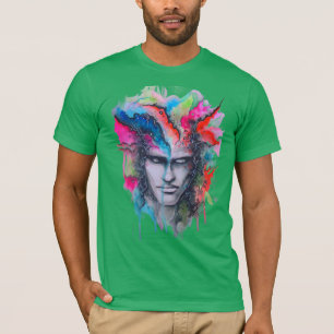 Camiseta Watercolor Face T-Shirt