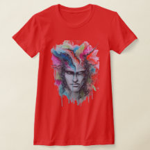 Watercolor Face T-Shirt