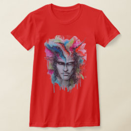 Camiseta Watercolor Face T-Shirt