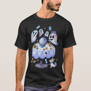 Camiseta Watercolor Ghosts Seance Crystal Ball Halloween Ta