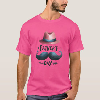 Camiseta Watercolor Happy Fathers Dayshirt Design friend