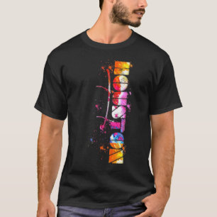 Camiseta Watercolor Houston Houston Lettering Houston