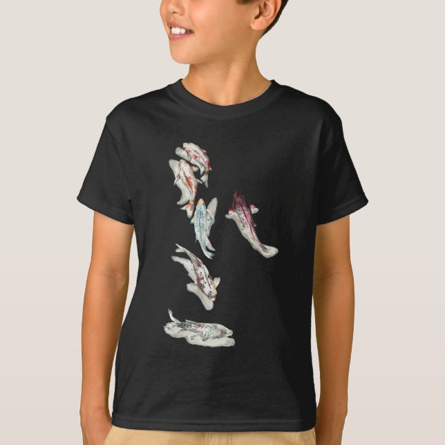Camiseta Watercolor Koi Fish (Anverso)