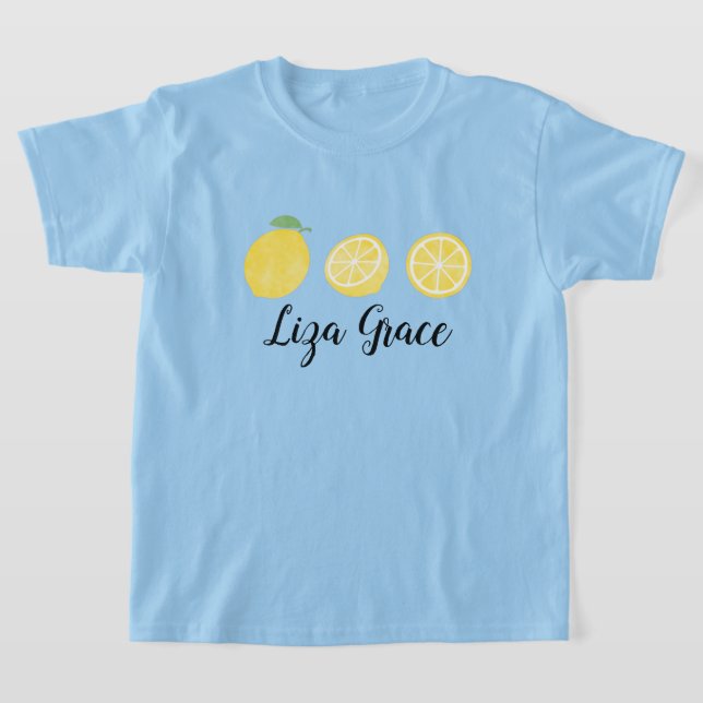 Camiseta Watercolor Lemon Trio (Distribución)
