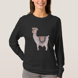 Camiseta Watercolor Llama Alpaca Boy Girl Kids