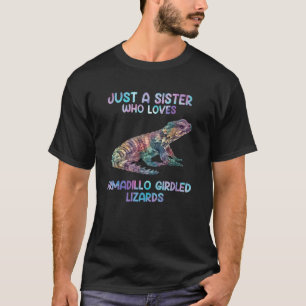 Camiseta Watercolor Reptile Sólo Una hermana Que Ama Armadi
