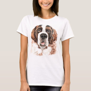 Camiseta Watercolor Saint Bernard
